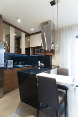 Interior of a modern kitchen