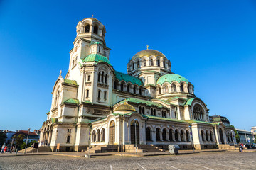 Fototapeta na wymiar Alexander Nevsky cathedral in Sofia