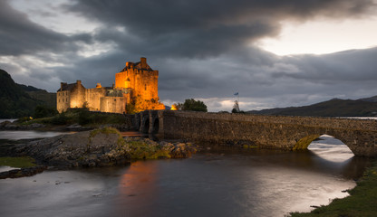 Naklejka na ściany i meble Eilean Donan Castle, Scotland