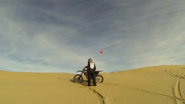 Little Sahara sand dunes motorcycle ride HD 337