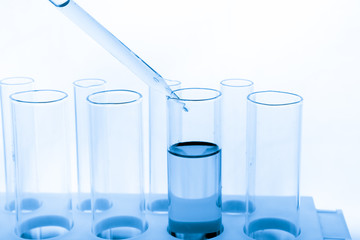 Refinery Laboratory Lab Tube, white background.