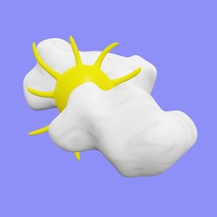 Sun Clouds Weather Icon