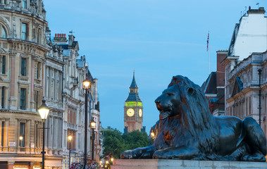 Fototapeta na wymiar Big Ben & Westminster, London England, UK