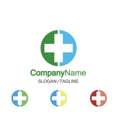 Medical logo icon vector