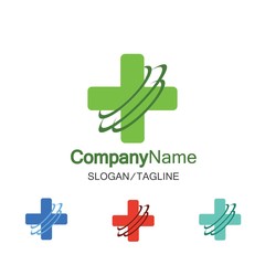Medical logo icon vector