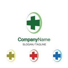 Medical logo icon vector