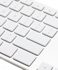 Close up of computer keyboard.