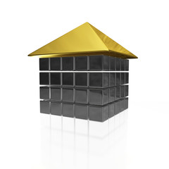 Metal Steel Block House