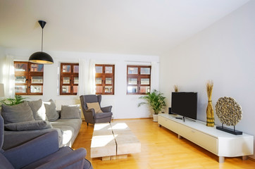 großes, geräumiges Wohnzimmer