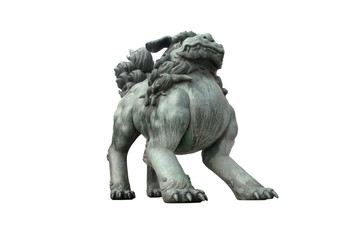 Chinese lion statue
