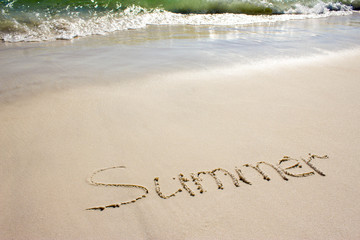 Fototapeta premium Summer sign