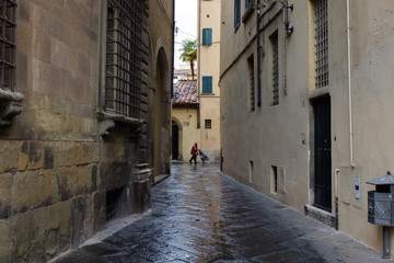 A street in Lucca, Italy