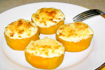 Baked Pumpkin with Cream Cheese