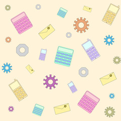 Seamless picture with different techniques 