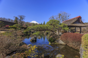 Fototapeta na wymiar The sacred mountain - Mt. Fuji at Japan