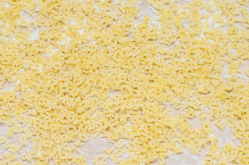 Pasta alphabet for background