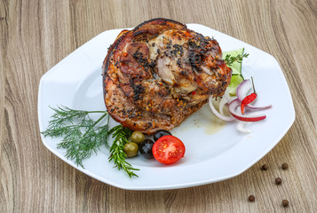 Roasted pork knee