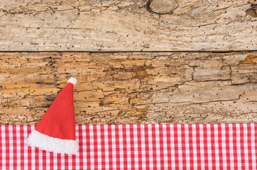 Weihnachten Hintergrund mit Weihnachtsmütze
