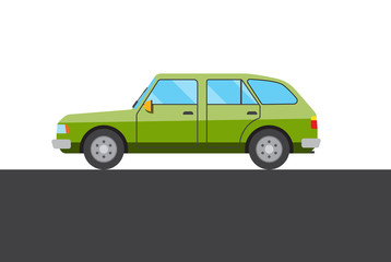 Green car picture