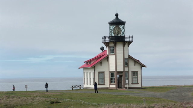 Family vacation Point Cabrillo Lighthouse Station California HD 5937
