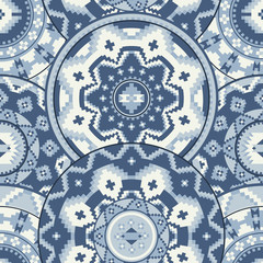Ornamental circle pattern. Mandala. Tribal, ethnic  design