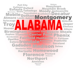 Obraz premium Alabama Heart