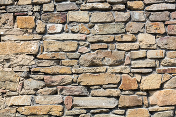 part of a stone wall, for background or texture.