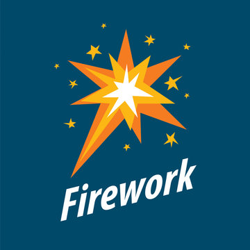 vector logo abstract colored flash