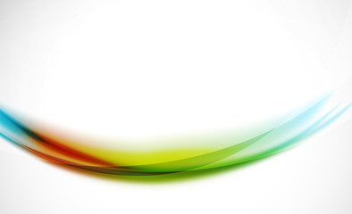 Colorful wave line, abstract background with light and shadow