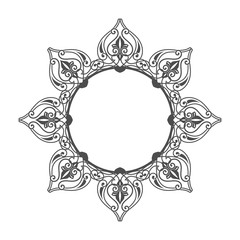 Ethnical Ornament Flower