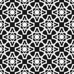 Seamless geometric pattern. Monochrome endless background of the rhombus.