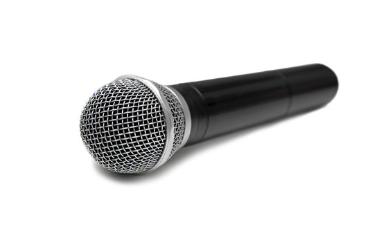 Microphone Isolated On White Background