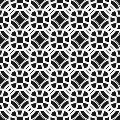 Geometric seamless pattern. Repeating background with rhombus with concave sides.