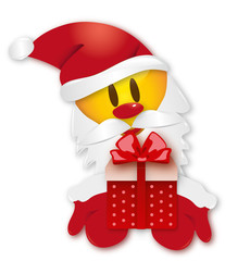 Weihnachtsmann Smiley Geschenk