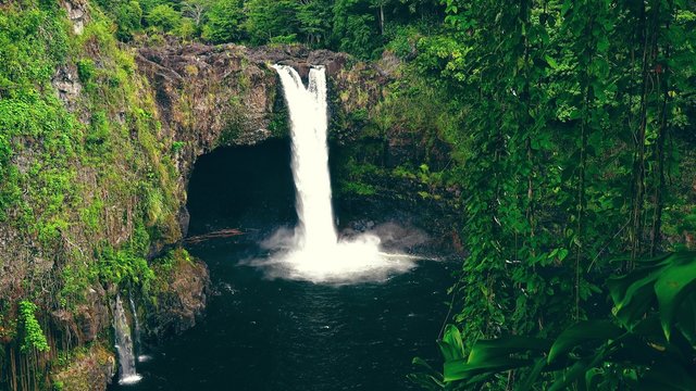 Rainbow Falls in Hilo on the Big Island of Hawaii