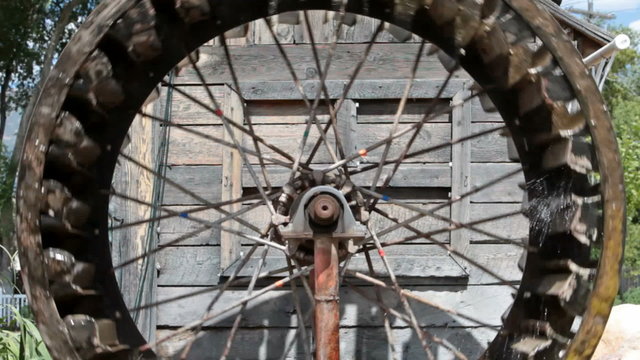 Water wheel spokes P HD 1968