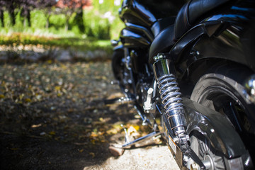 Naklejka premium Shock Absorber's motorcycle