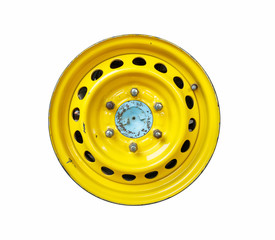 Retro car wheels - 93758364