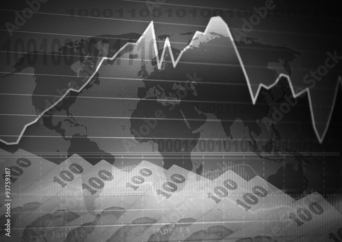 Analyzing In Forex Market The Charts And Quotes On Display Stock - 