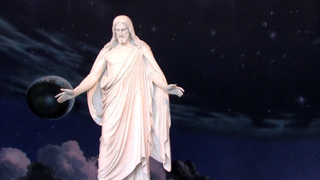 Christ pan left heavens HD