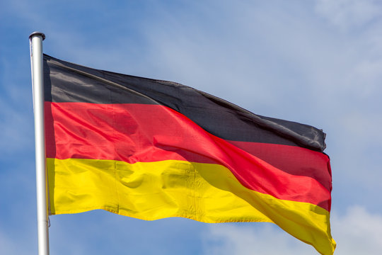 Die deutsche Fahne - Schwarz, Rot, Gold, 
