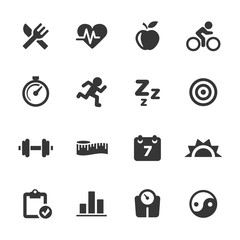 Fitness Icons, Mono Series