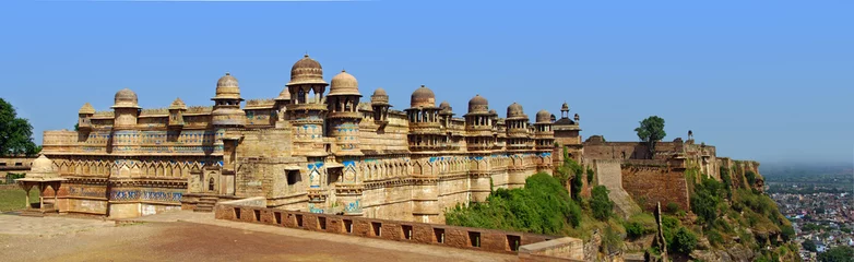 Cercles muraux Travaux détablissement palais de Man Mandir a Gwalior