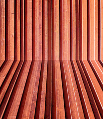 Wood stripe background perspective