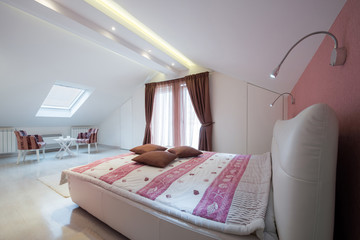 Interior of a specious bedroom