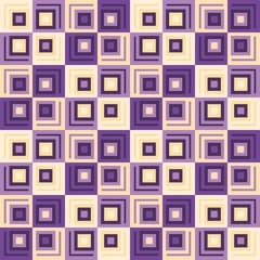 Cubix Squares Seamless Pattern
