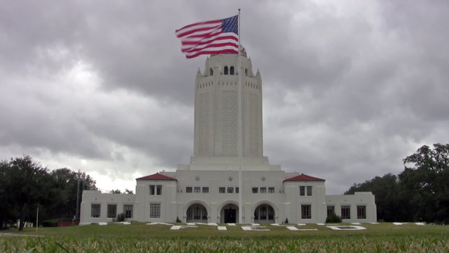 Randolph AFB water tower grass level fast time lapse HD
