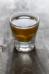 Scotch on wooden background