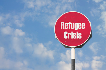 Refugee Crisis Sign