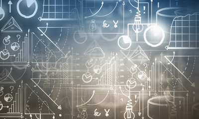 Business digital background